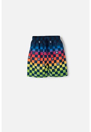 Pantaloneta De Baño Mic Multicolor Con Pretina Elástica Para Niño 10