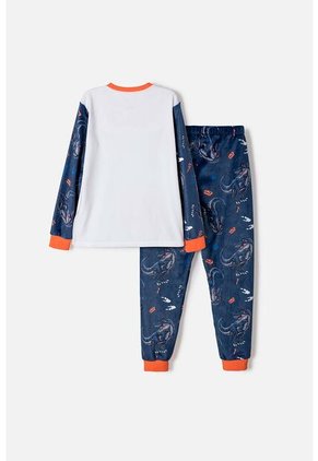 Pijama De Mic Pantalón Largo Multicolor Para Niño 12