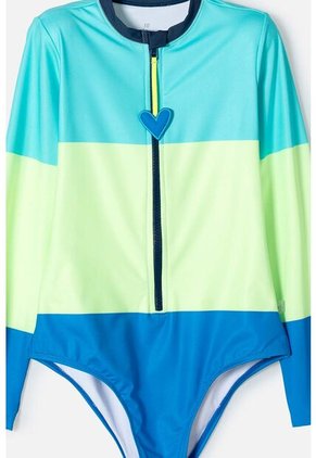 Vestido De Baño De Mic Multicolor Para Niña 10