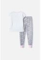 Pijama De Mic Con Pantalón Largo Blanco Y Gris Para Niña 10 de MARCA MIC