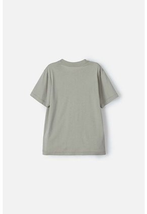 Camiseta Mic Verde Estampada Para Niño 12