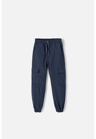 Jogger De Mic Con Cordón Azul Para Niño 10 MARCA MIC