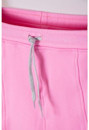 Falda De Mic Con Bolsillos Rosada Para Niña 8