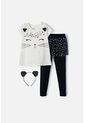 Conjunto Mic Marfil Y Negro De Pantalón Largo Para Niña 4 de MARCA MIC