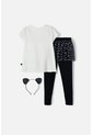 Conjunto Mic Marfil Y Negro De Pantalón Largo Para Niña 4 de MARCA MIC