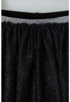 Falda De Mic Tipo Tutú Negra Para Niña 8