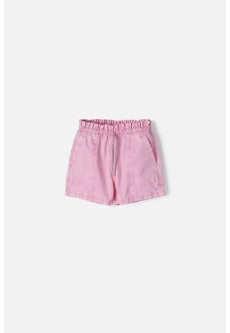 Short De Mic Con Cordón Rosado Para Niña 6 MARCA MIC