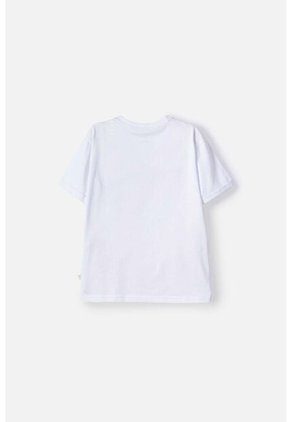 Camiseta De Mic Manga Corta Blanco Para Niña 8