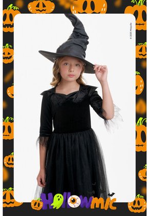 Disfraz Bruja De Mic Para Niña 12