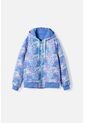 Chaqueta De Mic Con Cierre Y Capucha Azul Para Niña 4 de MARCA MIC