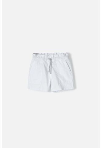 Short De Mic Con Cordón Blanco Para Niña 12 MARCA MIC