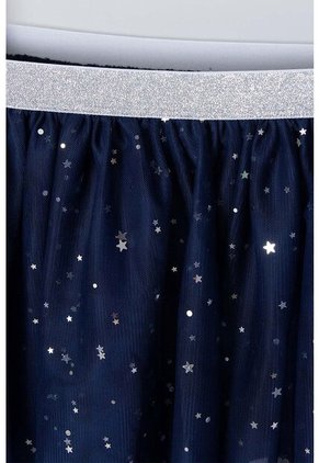 Falda De Mic Con Tutú Azul Para Niña 4