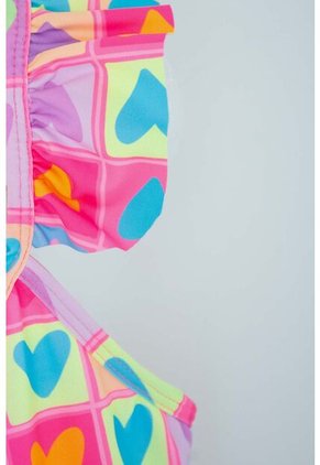 Vestido De Baño Mic Dos Piezas Multicolor Para Niña 6