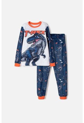 Pijama De Mic Pantalón Largo Multicolor Para Niño 10