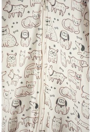 Buzo De Mic Con Capucha Marfil Para Niña 12