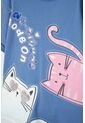 Camiseta De Mic Manga Corta Azul Para Niña 14 de MARCA MIC