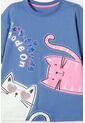 Camiseta De Mic Manga Corta Azul Para Niña 14 de MARCA MIC