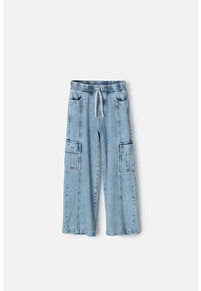 Jean De Mic Azul Claro Para Niña 6