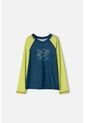 Camiseta De Baño De Mic Azul Y Verde Para Niño 6 de MARCA MIC