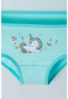 Pack X2 Panties De Mic Azul Y Blanco Para Niña