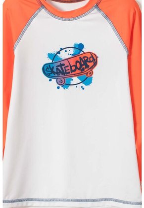 Camiseta De Baño Mic Manga Larga Para Niño 12