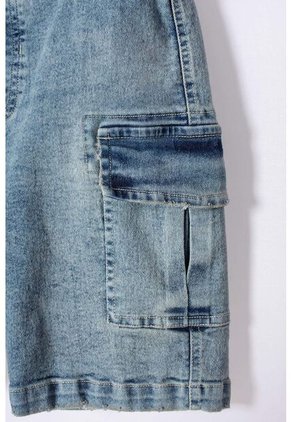 Bermuda De Mic Con Cordón Azul Para Niño 4