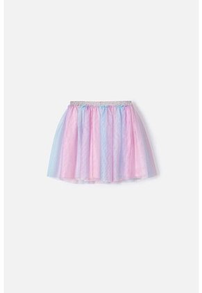 Falda De Mic En Tull Multicolor Para Niña 12