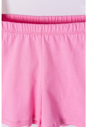 Pijama De Mic 3 Piezas Marfil Y Rosado Para Niña 4