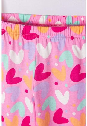 Pijama De Mic 3 Piezas Marfil Y Rosado Para Niña 4