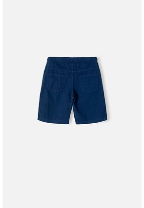Bermuda De Mic Con Bolsillos Azul Para Niño 8
