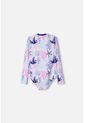 Vestido De Baño Mic Manga Larga Morado Para Niña 6 de MARCA MIC