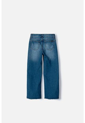 Jean De  Mic Indigo Medio Para Niña 12