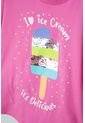 Camiseta Mic Rosada Con Bordado En Lentejuelas Para Niña 4 de MARCA MIC