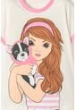 Camiseta De Mic Manga Corta Marfil Para Niña 6 de MARCA MIC