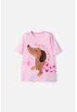 Camiseta De Mic Manga Corta Rosado Para Niña 6 de MARCA MIC