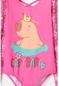 Vestido De Baño De Mic Manga Larga Rosado Para Niña 12 de MARCA MIC