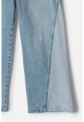 Jean De Mic Denim Bota Amplia Azul Para Niña 8