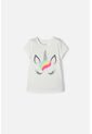 Camiseta Mic Manga Corta Marfil Para Niña 12 de MARCA MIC
