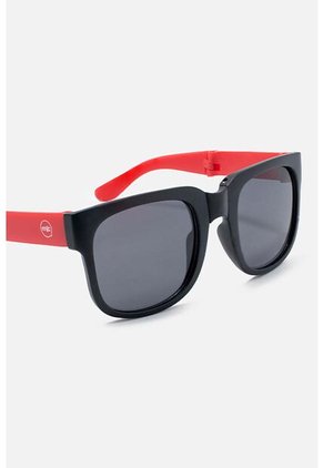 Gafas De Sol Mic Negro Y Rojo Para Niño U