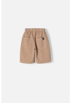 Bermuda De Mic Con Cordón Caqui Para Niño 10