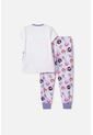 Pijama De K- Pop Demon Hunters Blanco Y Lila Para Niña de MARCA MIC