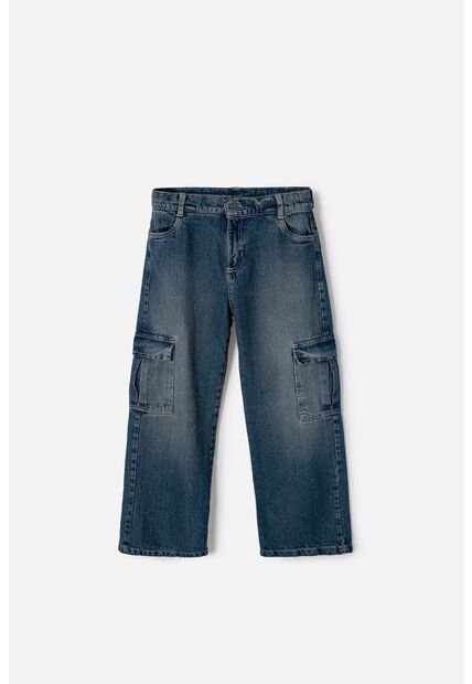 Jeans De Mic Azul Para Niño 4