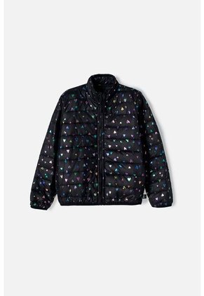 Chaqueta De Mic Con Cierre Negro Para Niña 8