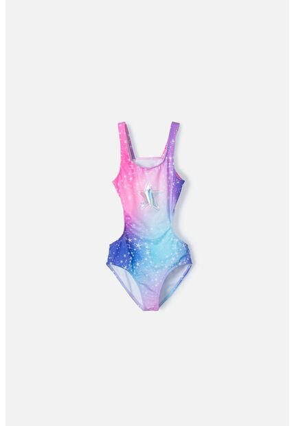 Vestido De Baño Mic Multicolor Para Niña 10