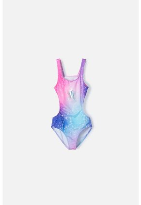 Vestido De Baño Mic Multicolor Para Niña 10