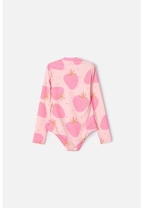 Vestido De Baño De Mic Manga Larga Multicolor Para Niña 12