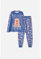 Pijama De Capybara Manga Larga Lila Para Niña 12 de MARCA MIC