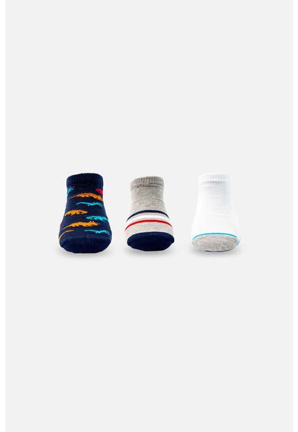 Medias X3 De Mic Multicolor Para Niño 8-10