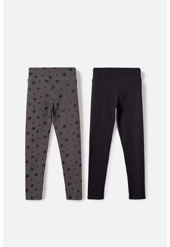 Paxk X2 Leggins De Mic Multicolor Para Niña 14 MARCA MIC