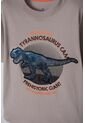Camiseta  De Mic Manga Corta Taupe Para Niño 10 de MARCA MIC